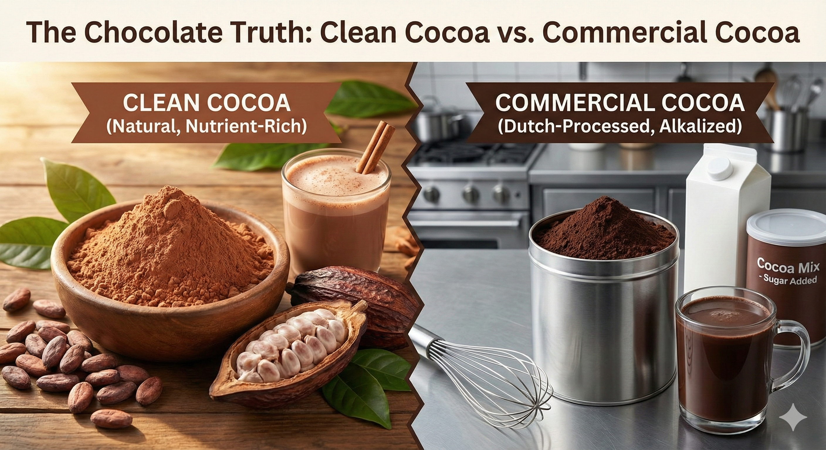 The Chocolate Truth: Clean Cocoa vs. Commercial Cocoa—What’s Really in Your Mug?