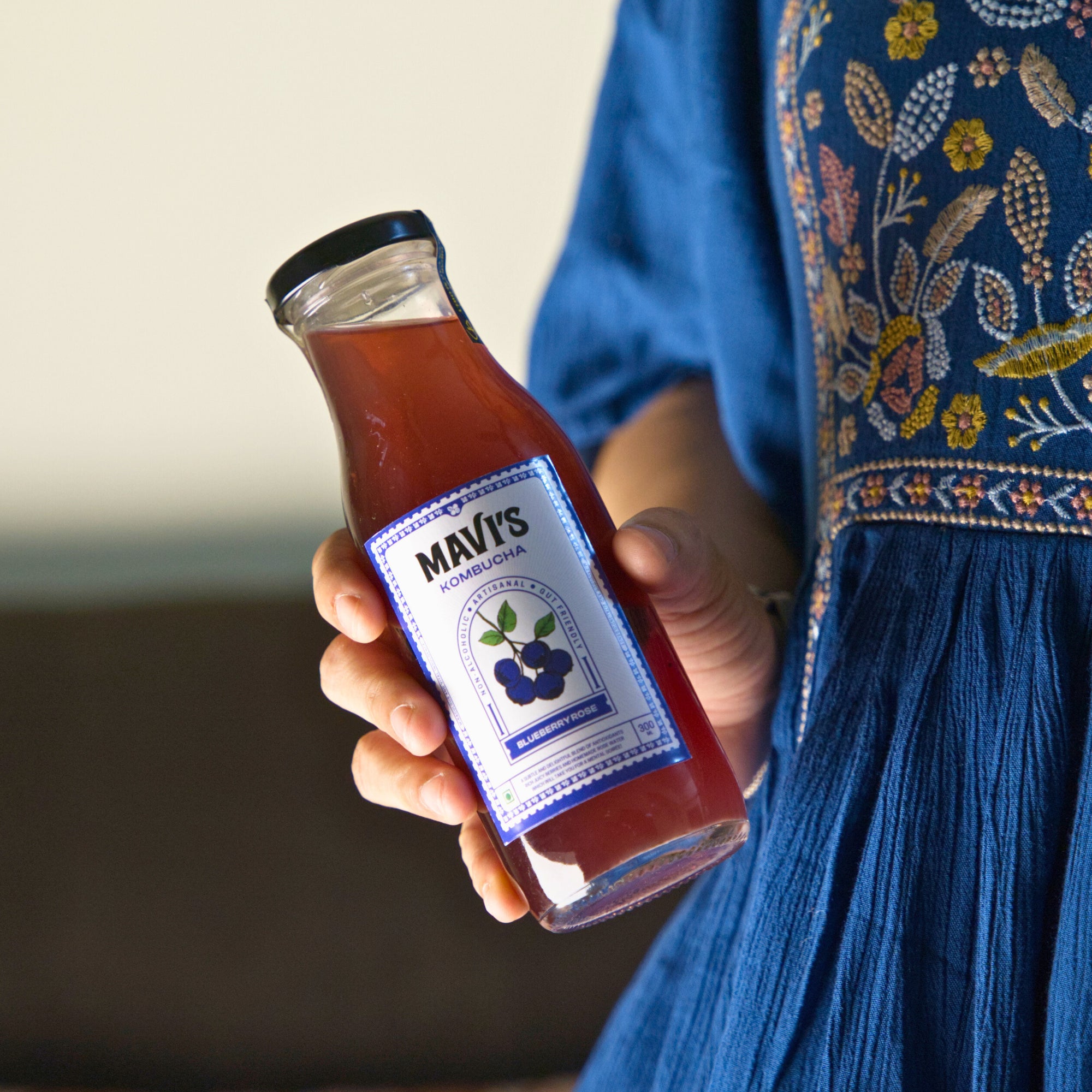 MAVI’s Blueberry & Rose Kombucha - 300ml