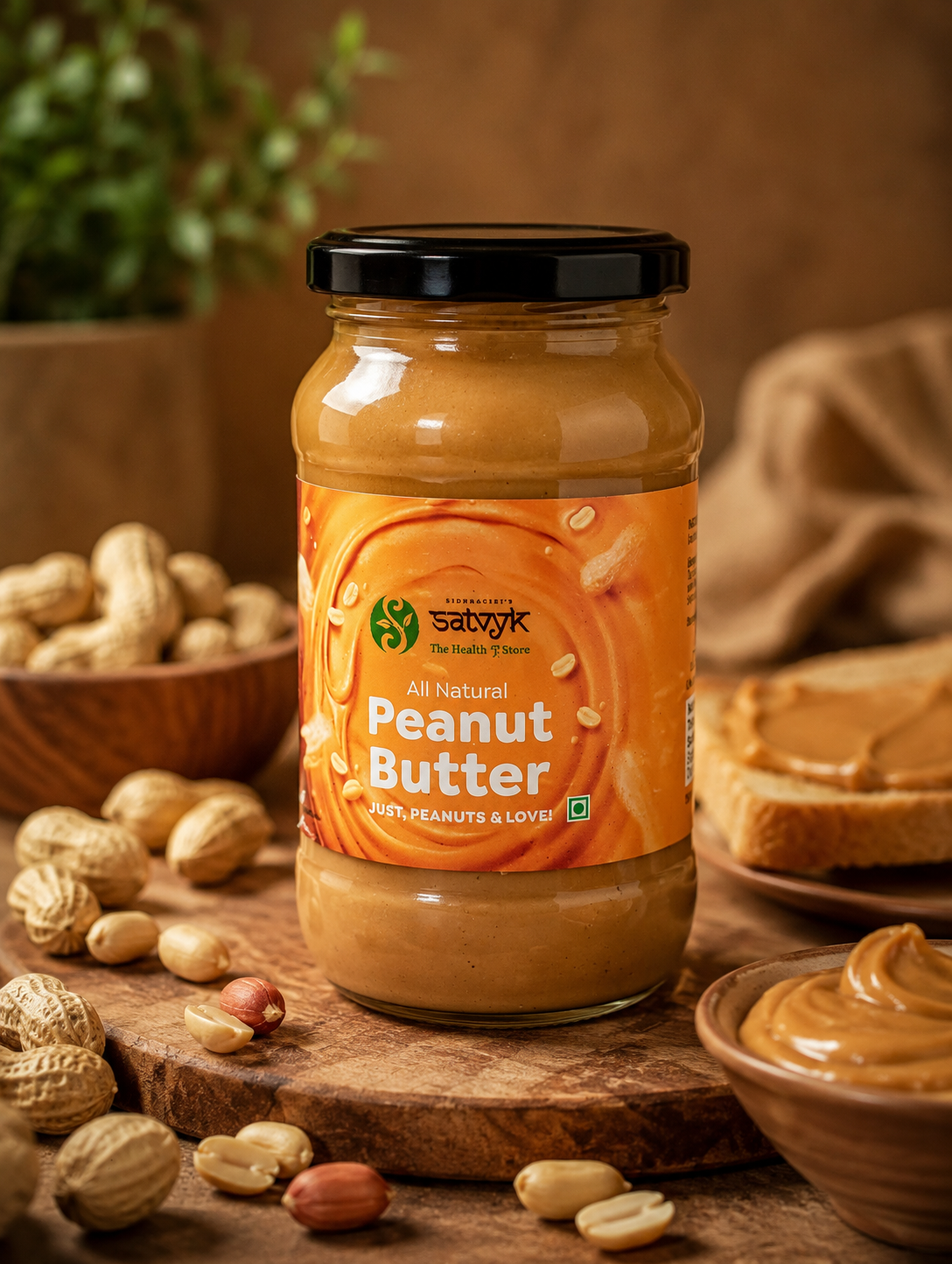 Unsweetened Peanut Butter 200gms