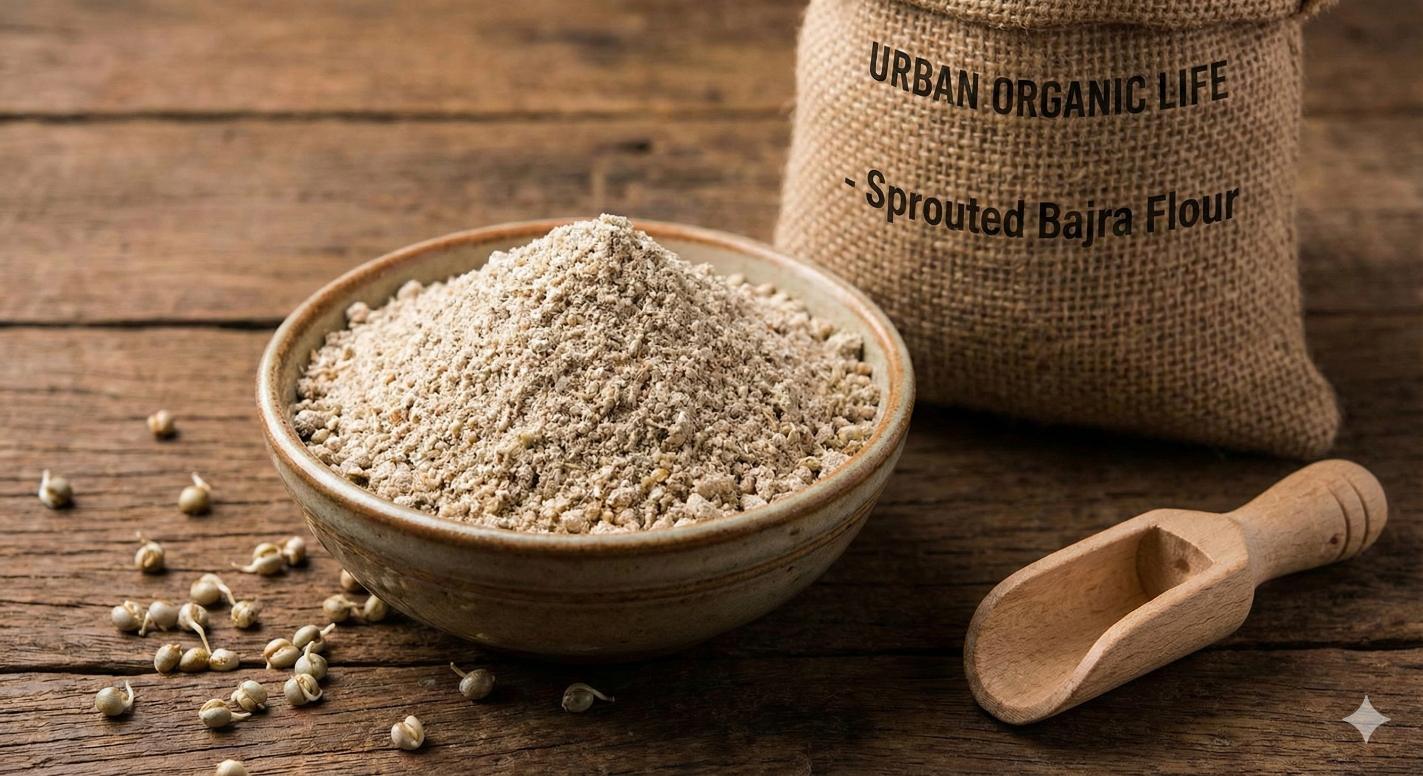 Sprouted Bajra Flour