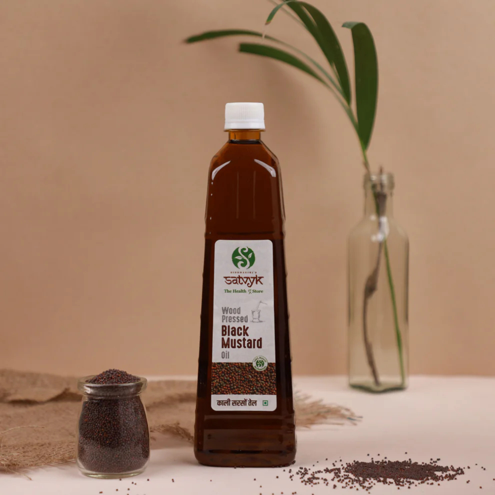 Cold-pressed Black Mustard oil