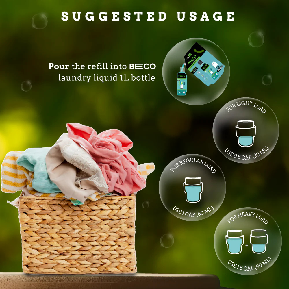 Natural Laundry Cleaner Liquid (Top Load)