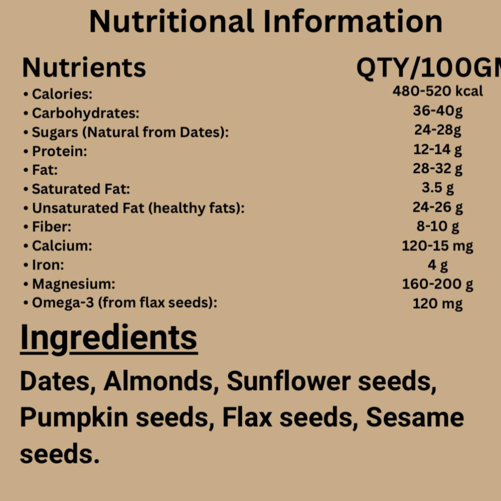 Shakti Bites - Dry fruit laddoo