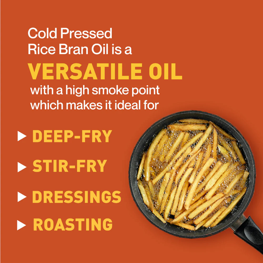 Cold-pressed Rice Bran Oil