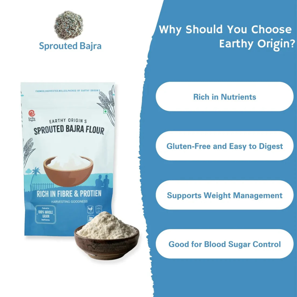 Sprouted Bajra Flour
