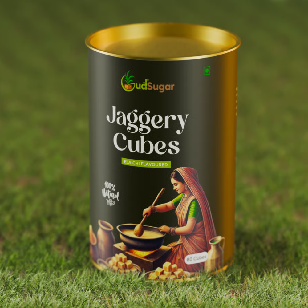 Elaichi-Infused Jaggery Cubes