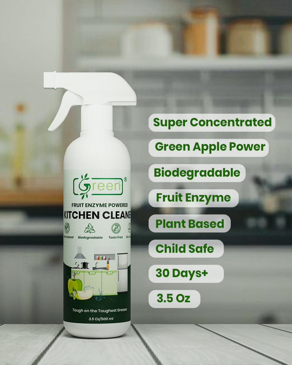 Kitchen Cleaner | Fruit-Enzyme Powered – 500 ml