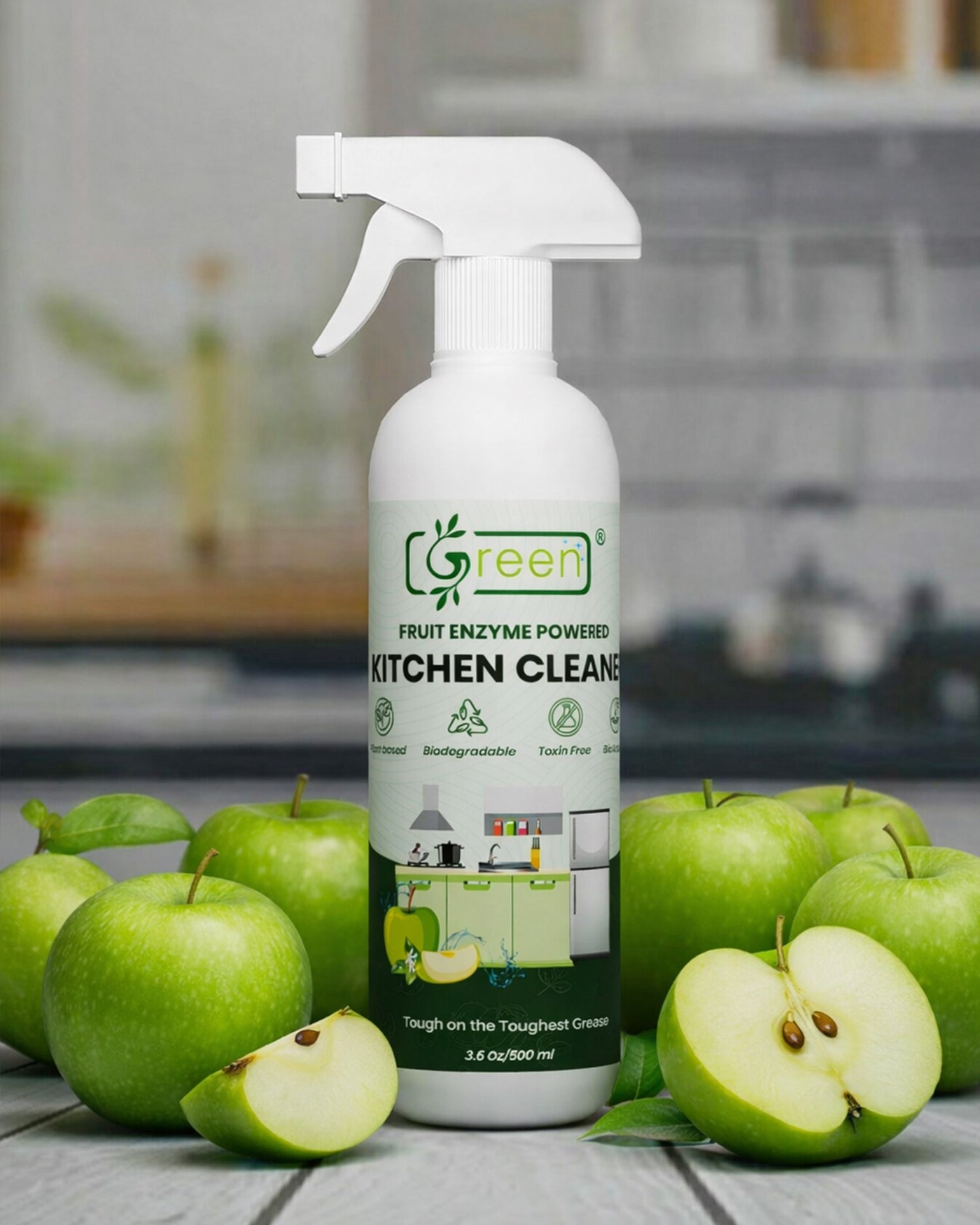 Kitchen Cleaner | Fruit-Enzyme Powered – 500 ml